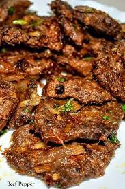 Pepper Beef Recipe Peppered Beef Recipe Indian Beef Recipes Beef Recipes