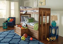 Rajmarti stronger and safer pine wood twin over twin bunk bed for kids with trundle stair 4 storage. Baylee Twin Bunk Bed W Storage Badcock Home Furniture More