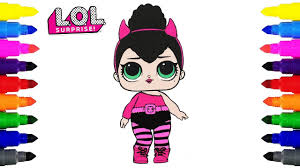 Hops and sleeping b b lol surprise coloring page lol dolls, coloring pages, birthday. L O L Surprise Doll Spice Coloring Pages For Kids Youtube