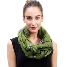 Lina & Lily vogel zwaluw bedrukte buis sjaal, Groen leger : Amazon.com.be:  Mode