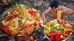 Cooking Spicy Tongyam Noodle Thai Seafood Crab Lobster Meatballs Eating So Delicious So Yummy Youtube Yummy crab offers a delicious dining.