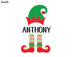 Elf Svg Christmas Svgelf Monogram Svgcricutvectorclipart Etsy Christmas Svg Christmas Elf Elf Clipart