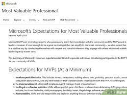 How To Become A Microsoft Mvp: 15 Steps (With Pictures) - Wikihow