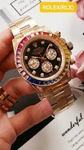 Rolex Daytona Rainbow Video Video Rolex Watches Watches For Men Rose Gold Rolex