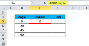 Tan In Excel Formula Examples How To Use Tan Function