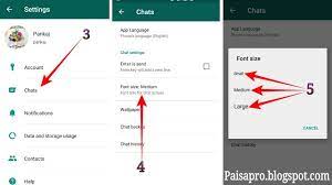 How To Change Whatsapp Font Text Size Whatsapp Chat Is Already Set Normal Font Size Which Is A Better Size For All Font Text But Whatsapp Chat Chat App Chat
