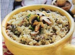 Risotto Au Chorizo Et Aux Champignons Recette Recette Risotto Risotto Champignons Recettes De Cuisine