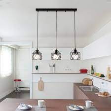 Complete the modern, rustic look by installing edison bulbs. American Rustic Industrial Pendant Lights Kitchen Island Lamp Cafe Hanging Light Modern Lighting Fixtures Nordic Minimalist Lamp Pendant Lights Aliexpress