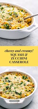 This Creamy And Cheesy Summer Squash Casserole Is Made From Fresh Ingredients And Without Canned Soup Or Summer Squash Casserole Summer Squash Recipes Recipes