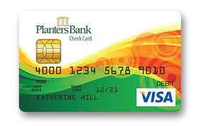Cheque/draft choose the amount you would like to pay and simply draw the cheque/draft in favour of axis bank card. Planters Bank Personal Check Card