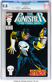 Cover art by carl potts and scott williams. The Punisher 54 Marvel 1991 Cgc Nm Mt 9 8 White Pages Lot 14385 Heritage Auctions