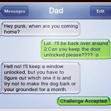 make sure they never miss curfew again funny text conversations funny text messages funny texts