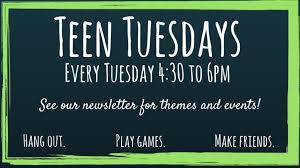 Welcome to the first weekly installment of teen tuesday! Teen Tuesdays City Of Keller Tx