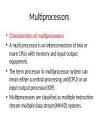 Image result for what are the characteristics of multiprocessors