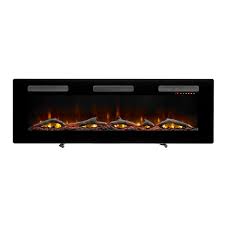The cost of using firewood), the fact of the matter is that a majority of the heat that is generated by traditional fireplaces is lost up the chimney. Dimplex Sierra Wall Mount Linear Electric Fireplace 60 In Sil60 Rona