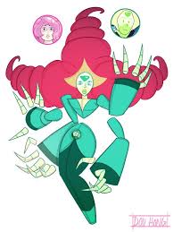Bismuth And Pearl Fusion Name Dou Hong Steven Universe Fusion Steven Universe Fanart Steven Universe Gif