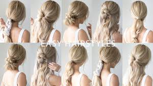 Work carefully around the bun to make sure the rest of the hair doesn't get loose. Easy Back To School Hairstyles Everyday Hairstyles Youtube