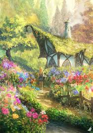 Twg Secret Flower Garden By Yo Shimizu Fantasy Art Landscapes Fantasy Art Fantasy Landscape
