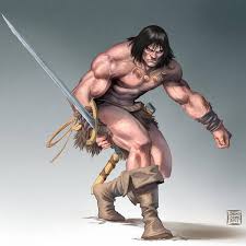 Painting - Conan the Barbarian Poster by Darko - Simple - - Darko - Simple  - Official Website