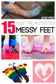 15 Must Try Messy Play Activities Using Your Feet