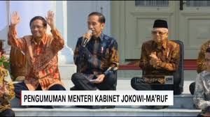 Perdana menteri datuk seri najib razak pada sidang media di putrajaya selasa petang telah menamakan menteri kabinet baru. Sah Presiden Jokowi Umumkan Menteri Baru Kabinet Indonesia Maju Youtube
