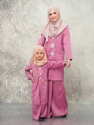 May take 1 or 2 size bigger. Baju Raya Sedondon 2017 Kebaya Tradisional Embun