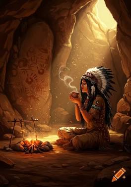 Yara recovering in the safety of a warm stone sanctuary, do AI tạo