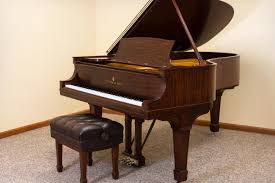 1914 Steinway Model A 3 Grand Piano Flame Mahogany Restored