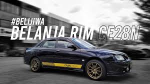 Harga spray luar kereta waja. Proton Waja Tukar Rim Baru Rays Ce28n Hensem Teruk Youtube