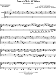 Sweet Child Of Mine For Piano