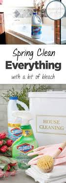 Spring Clean Everything With A Bit Of Bleach Spring Cleaning Spring Cleaning Tips Spring Cleaning With Bleach Spring Cleaning Bathroom Spring Cleaning Hacks
