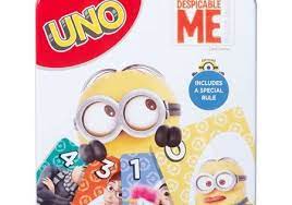 Uno Despicable Me Theme Card Game For 2 10 Players Ages 7y Walmart Com Happy Birthday Minions Card Games Minions Funny Images