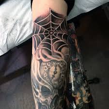 A spider is placed on the one edge of the web and seems to be continuing the life journey of the wearer. Top 79 Spider Web Tattoo Ideas 2021 Inspiration Guide