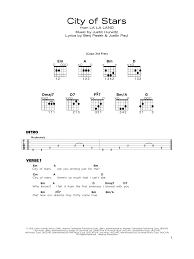 City Of Stars From La La Land By Justin Hurwitz Really Easy Guitar Guitar Instructor Chords ratings, diagrams and lyrics. la la land by justin hurwitz