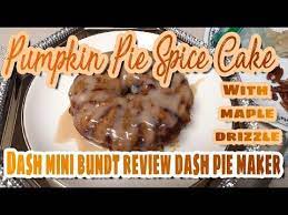Easy to make and impressive to serve, this banana cake is filled with warm spices and cream cheese ribbons. Dash Mini Bundt Cake Maker Dash Mini Pie Maker Unboxing Keto Mini Pumpkin Pie Spice Bundt Cake Youtube Mini Bundt Cakes Mini Pie Maker Pies Maker