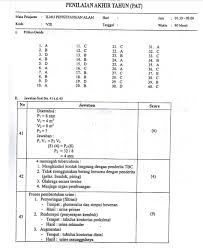 Kisi Kisi Ipa Kelas 8 Ilmusosial Id