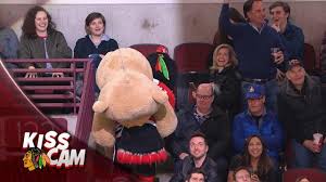 Fun fact of the day: Tommy Hawk S Kiss Cam Moment Nhl Com