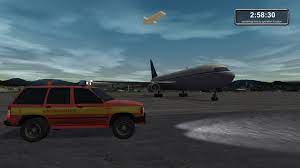 Gra w angielskiej wersji językowej, okładka w języku niemieckim. Firefighters Airport Fire Department Review Thexboxhub
