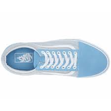 Vans Old Skool Chambray Alaskan Blue True White Clearance