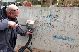 Frequently asked questions about how to remove graffiti from brick. Graffiti Removal On Concrete Facade Cleaning Systeco Gmbh