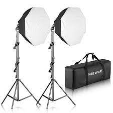 Neewer 700w Octagon Softbox Continuous Lighting Kit For Camera Photo Video Photography Includes 2 32x32 Inc Softbox Lighting Kit Softbox Continuous Lighting