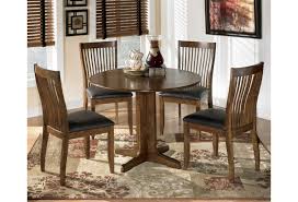 Are your sims craving for a new dining room? Signature Design By Ashley Stuman D293 15 4x01 5 Piece Round Drop Leaf Table Set Northeast Factory Direct Dining 5 Piece Sets