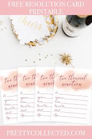 2020 New Year S Resolution Cards Free Printable Printable Cards Free Printables New Years Resolution
