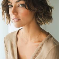 Collar ALEX • Cadena delicada • Collar de capas, Collar delicado, Collar de  cadena simple, Collar de boda, Collar de cadena fina, Regalo