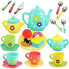 Untuk mendesain kitchen set yang minimalis terutama untuk ukuran dapur yang kecil mungkin sedikit sulit. Buy Amitasha Plastic Tea Party Pretend Play Kitchen Tools Set With Food Toy For Kids Online At Low Prices In India Amazon In