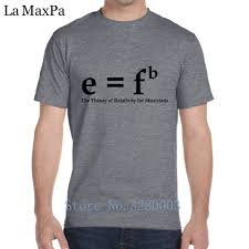 Us 13 64 12 Off Designing Building Mens T Shirt Efb Theory Of Relativity For Musicians T Shirt Men Summer Tshirt Letters 100 Cotton Fitness In