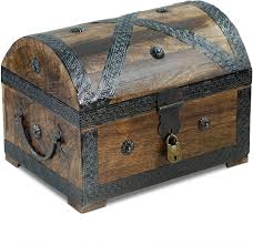 Shop items you love at overstock, with free shipping on everything* and easy returns. Durable Wood Metal Construction Brynnberg Pirate Treasure Chest Storage Box Unique Gift 11x8x8 Inch Handmade Vintage Design With A Front Lock Padlock Striking Decorative Element Boxes Home Kitchen Mymobileindia Com