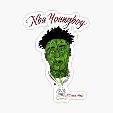 Franco staco s o s mp3 makan daging sepuasnya di gyu kaku all you can eat terenak mp3 Sticker Nba Youngboy Redbubble