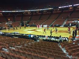 frank erwin center section 21 texas basketball