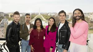 He is losing control of his caucus & allowing these threats to go unchecked, while looking the other way as members like @coribush feel so unsafe that she must. Queer Eye S Fab Five Gush About Alexandria Ocasio Cortez And Their Whirlwind D C Visit Vanity Fair
